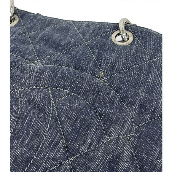 CHANEL Denim Big CC Shopper Bag A-A30337 - Picture 12 of 13